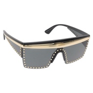 范思哲 (VERSACE) 黑色金色塑膠太陽眼鏡，正品 am9389V