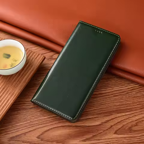 luxury Genuine Leather Case For Sony Xperia XZ XZs XR XZ1 XZ2 XZ3 XZ4 Z5 Premium Compact Case Retro 