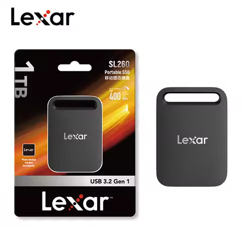 Lexar Tiny Portable SSD External Hard Drive for iPhone 17 PRO Tablet Smartphone Original Solid State