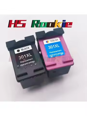 2 Black 2 Color Ink Cartridges 301 XL 301XL For HP Deskjet 1000 1010 1050 1050A 2050 2050A 2540 Envy
