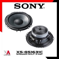Speaker Split 3-Way Component System SONY NS-GS1631C 6.5 Inch Mid Bass