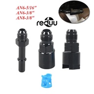 Quick Connect AN6 AN8 Male To 3/8" 5/16" Push On EFI Hardline Fittings Oil Fuel Line Adapter Aluminu