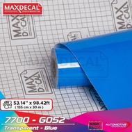 MAXDECAL 7700 - G052 Transparent Blue 135 cm [METER]
