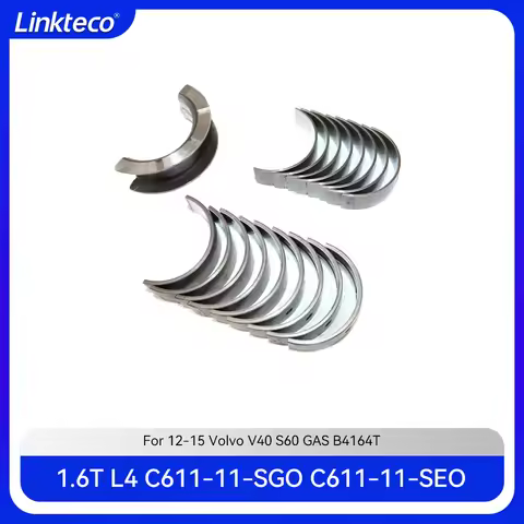 Engine part crankshaft main connecting rod bearing set Fit 1.6 T L B4164T For 12-15 Volvo 1.6T V40 S