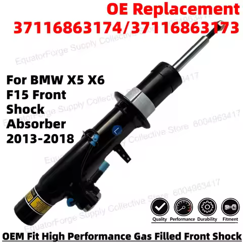 Comfortable Direct Fit High Stability Premium Durable Front Shock Absorber for BMW X5 X6 F15 OE Numb