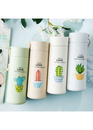 BOTOL MINUM KAKTUS + BOX 450ML KACA BOTOL SOUVENIR DUS BOTTLE CACTUS MURAH TERMOS KAKTUS BOTOL MINUM