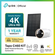 TP-Link Tapo C460 KIT Solar-Powered Security Camera Kit กล้องวงจรปิด มาพร้อม แผงโซลาร์เซลล์ ความละเอ