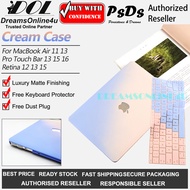 PsDs Cream Series Hard Cover Case for MacBook Pro 14 16 2021 M1 Pro A2442 A2485 New Air Pro Retina T