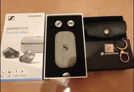 SENNHEISER Luxury Momentum true wireless bluetooth earphones with org leather case apple sony marsha