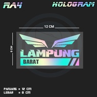 WEST LAMPUNG CUTTING STICKERS | RA4 LMPG