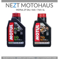 Motul 2 Stroke Engine Lubricant Dua Lejang Minyak 710 2T / 510 2T Road / Off Road