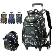 New Hot Sale Children School Backpack For Kids Boys Wheeled Bag Student Backpack Trolley School Bag With Wheels Rolling Luggage Book Bag
