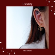 【14k Gold】Butterfly Drop Earrings