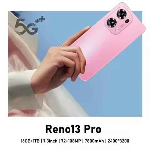 Reno 13 HOT 2026 Pro 7.3inch Global Edition High Recognition Function Quality Dual Card 7800mAh Smar