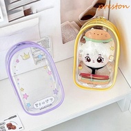 PRESTON 10cm Transparent Doll Bag, Cartoon Design Clear Doll Storage Bag, Mini Display PVC Colorful 
