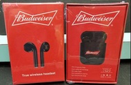 百威 啤酒 無線藍芽耳機  黑色（只限顯徑火車站交收）