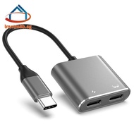 USB C Docking Hub for AR Glasses 100W Fast Charging Adapter Type-C AR Glasses Charger for AIR/2 Glas