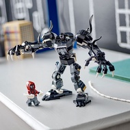 Building Blocks Superhero 76276 Venom Mecha vs Miles Morales Male Assembled Spiderman Toy 8% W260523