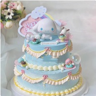 Cinnamoroll Dog cake topper set