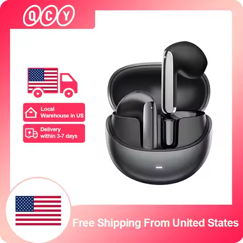 QCY HT10 AilyBuds Pro+ Hybrid ANC Wireless Earphones Hi-Res Audio with LDAC 6 Mics AI HD Call Headse