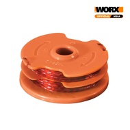 [WORX ACCESSORIES] WORX WA0007 Dual Grass Trimmer Line Replacement (2 Units) - For Worx WG118E, WG11