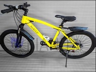 全新 包送 成品車 ⚡黃色 單車 自行車 爬山單車 (24”或26”) 變速單車 越野單車