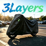 AOTOPS Motorcycle Cover All Season Universal Weather Quality Waterproof Sun Outdoor Protection Durab