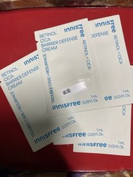 Innisfree RETINOL  CICA BARRIER DEFENSE CREAM 5pcs