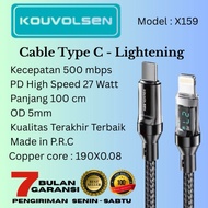 Super Fast 27W Charger Cable Type C Data Cable - Lightening 27W 100cm Apple, Android, tablet