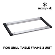 Snow Peak Iron Grill Table IGT Frame 3 Unit CK-149