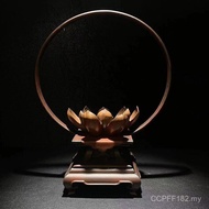 Art Birthday Jewel Lamp Tray Creative Imitation Solid Wood Stone Universal Ornament Bracket Resin Ba