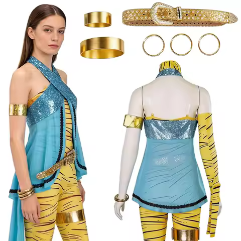 Fantasia Mummy Cleo De Nile Cosplay Clothing Cartoon Monster Women Disfraz Costume Female Fantasy Ha