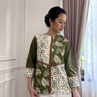 Blouse Batik Kombinasi Indoka Katun