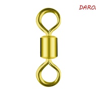 DARON Ball Bearing Swivel Solid Rings 8#~14# 100PCS/Lot For Carp Sea Fishing Safety Snap Rolling Swi