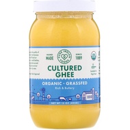 Pure Indian Foods Grass-Fed & Organic Cultured Ghee (425 g)