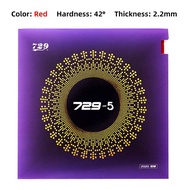 Friendship ยางลายกีฬาปิงปอง729-5ง่ามง่ามงีบ2.2มม. สำหรับการขับแบบวนซ้ำด้วยโจมตีอย่างรวดเร็ว