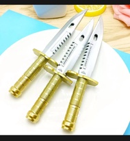 1 pcs pulpen karakter pisau anime pena unik lucu karakter pisau mainan