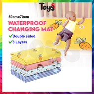 Toyss Diaper Changing Mat Baby Waterproof Portable Pelapik Baby Mattress Protector Washable Toddler Infant Water Proof Bedsheet Mat Adult Urine Mat