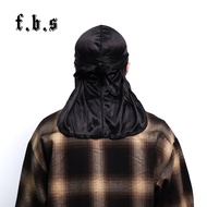 Silky durag Silk Basic Classic Style Street Hip Hop Rap Street Dance hiphop Black Long Tail Turban