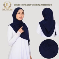 Tudung Bawal Lazy | Instant Lazy Travel Mosscrepe Bidang 48" (Awining Mosscrepe)