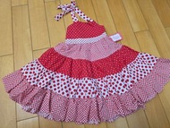 全新正品RR RICRAC&RUFFLES  旋轉洋裝4T