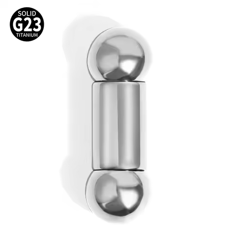 1pc G23 Titanium Internally Threaded 6mm/8mm/10mm Ball Straight Barbell Nipple Ring 8G 6G 4G 2G 0G 0