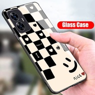 HP (GC 90) Realme C55 Glass Softcase - Case Realme C55hp - Realme C55 Beautiful Case - Realme C55 Ke