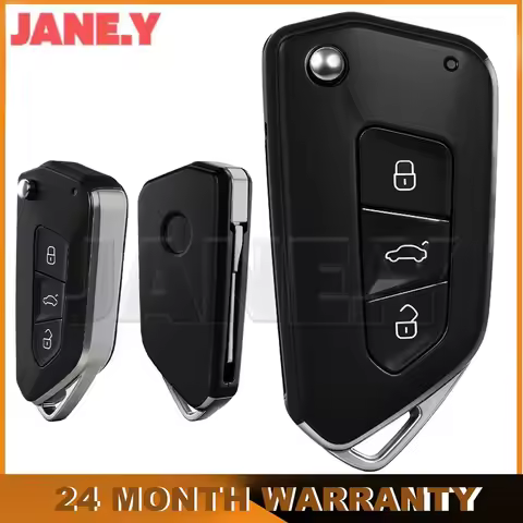 JANE.Y - Modified Remote Key Fob Cover 202AD For VW Polo Tiguan Jetta Golf For Skoda For Seat Smart