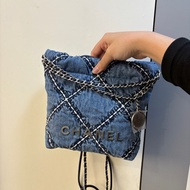 Chanel 牛仔單寧迷你22