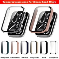Case For Xiaomi Smart Band 10 Pro Accessories PC Shockproof Bumper + Tempered Glass Smart Watch Scre