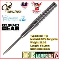 Cosmo Dart Steel Tip Dart Discovery Label Darius Labanauskas V2 (22G Barrel Weight Only)
