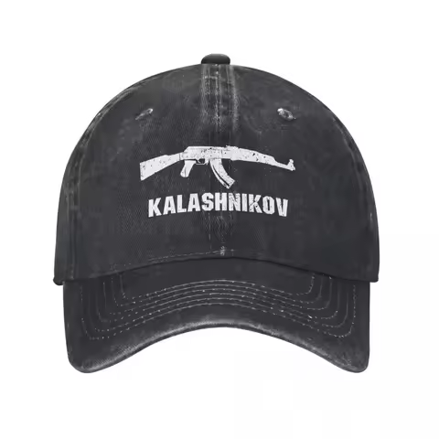 USSR AK 47 Kalashnikov Baseball Cap For Unisex Men Vintage Hip Hop Hats Wholesale Sunshade Tennis Sk