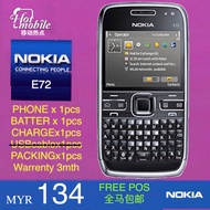 Original NOKIA E72 2nd Renew.Set Telefon 原装诺基亚 E72 二手翻新手机、