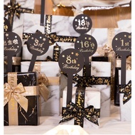 DIY Year Number Birthday Party Sticker 1-20 Y Greeting Wishes Card [Ready Stock] / 生日岁数牌卡1到20岁生日礼物装饰